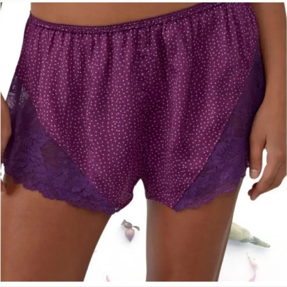 NWT Free People All Dressed Up Shorts Grape Combo